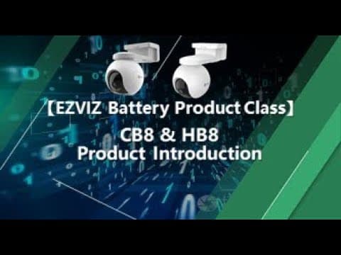 CB8 & HB8 — pin sạc, pan‑tilt không dây